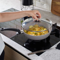 Fissler - Ceratal®Comfort 8" Warm Grey Ceramic Non-Stick Frying Pan - 159-220-20-1000