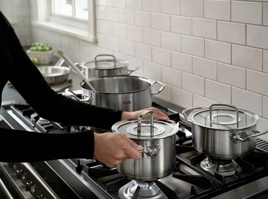 Fissler - Original-Profi Collection Stainless Steel 9 Pcs Cookware Set, with Glass Lids - 084-379-05-0000