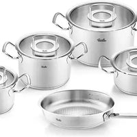 Fissler - Original-Profi Collection Stainless Steel 9 Pcs Cookware Set, with Glass Lids - 084-379-05-0000