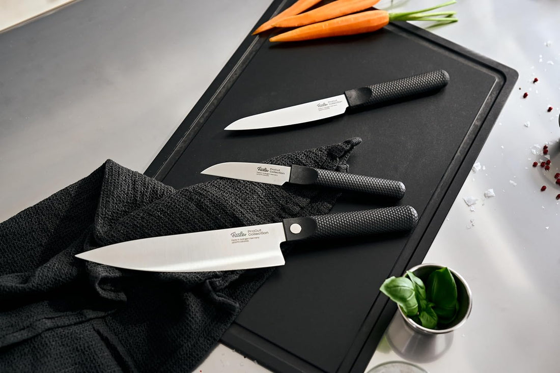 Fissler - ProCut 3 Pcs Knives Set Included Meat Slicer, Chef’s Knife & Paring Knife - 001-039-03-0000
