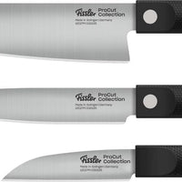 Fissler - ProCut 3 Pcs Knives Set Included Meat Slicer, Chef’s Knife & Paring Knife - 001-039-03-0000