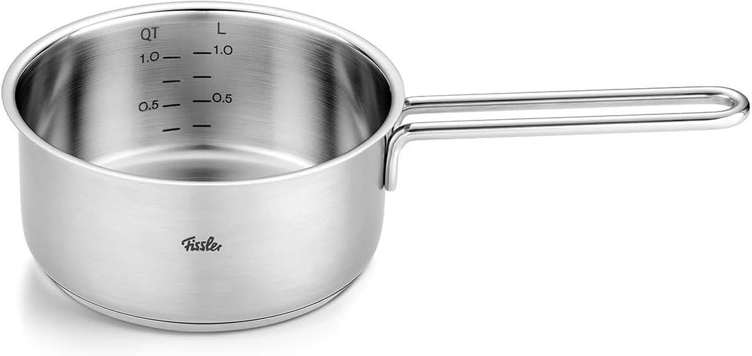Fissler - Pure Collection 6.3”, 1.5 Qt Saucepan with Glass Lid - 086-155-16-0000