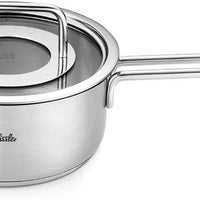 Fissler - Pure Collection 6.3”, 1.5 Qt Saucepan with Glass Lid - 086-155-16-0000