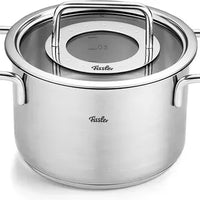 Fissler - Pure Collection 6.3”, 2 Qt Stock Pot with Glass Lid - 086-115-16-0000