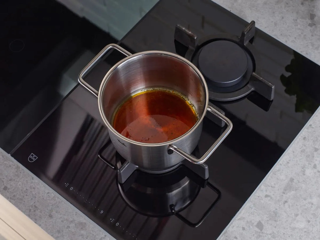 Fissler - Pure Collection 6.3", 2 Qt Stock Pot with Metal Lid - 086-114-16-0000