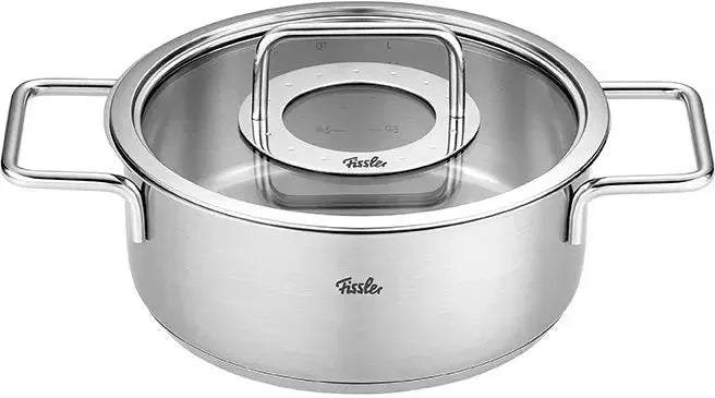 Fissler - Pure Collection 9.5", 3.2 Qt Rondeau with Glass Lid - 086-125-24-0000