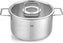 Fissler - Pure Collection 9.5”, 6 Qt Stock Pot With Glass Lid - 086-115-24-0000