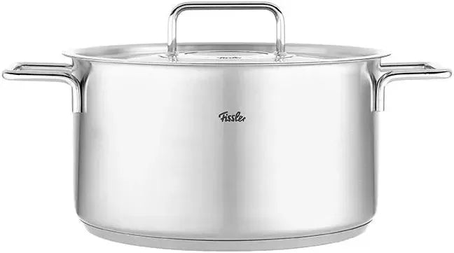 Fissler - Pure Collection 9.5", 6 Qt Stock Pot with Metal Lid - 086-114-24-0000