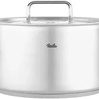 Fissler - Pure Collection 9.5", 6 Qt Stock Pot with Metal Lid - 086-114-24-0000