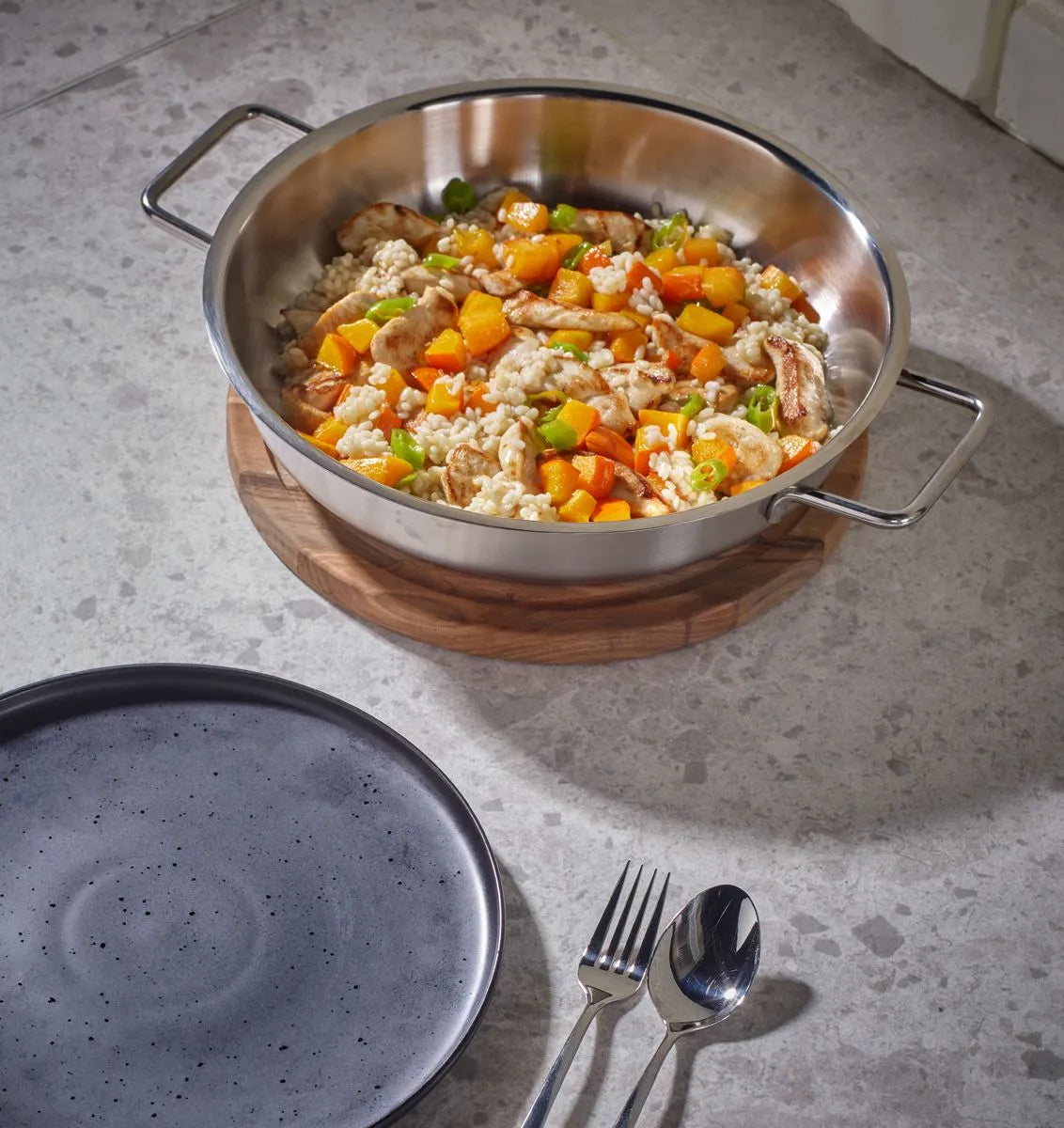 Fissler - Pure Collection Pro 11" Stainless Steel Serving Pan - 086-384-28-1000