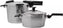 Fissler - Vitaquick® Premium 2 Pcs set, 3.7 Quart and 6.3 Quart Pressure Cooker plus Glass Lid - 602-410-13-0800