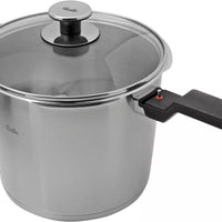 Fissler - Vitaquick® Premium 2 Pcs set, 3.7 Quart and 6.3 Quart Pressure Cooker plus Glass Lid - 602-410-13-0800