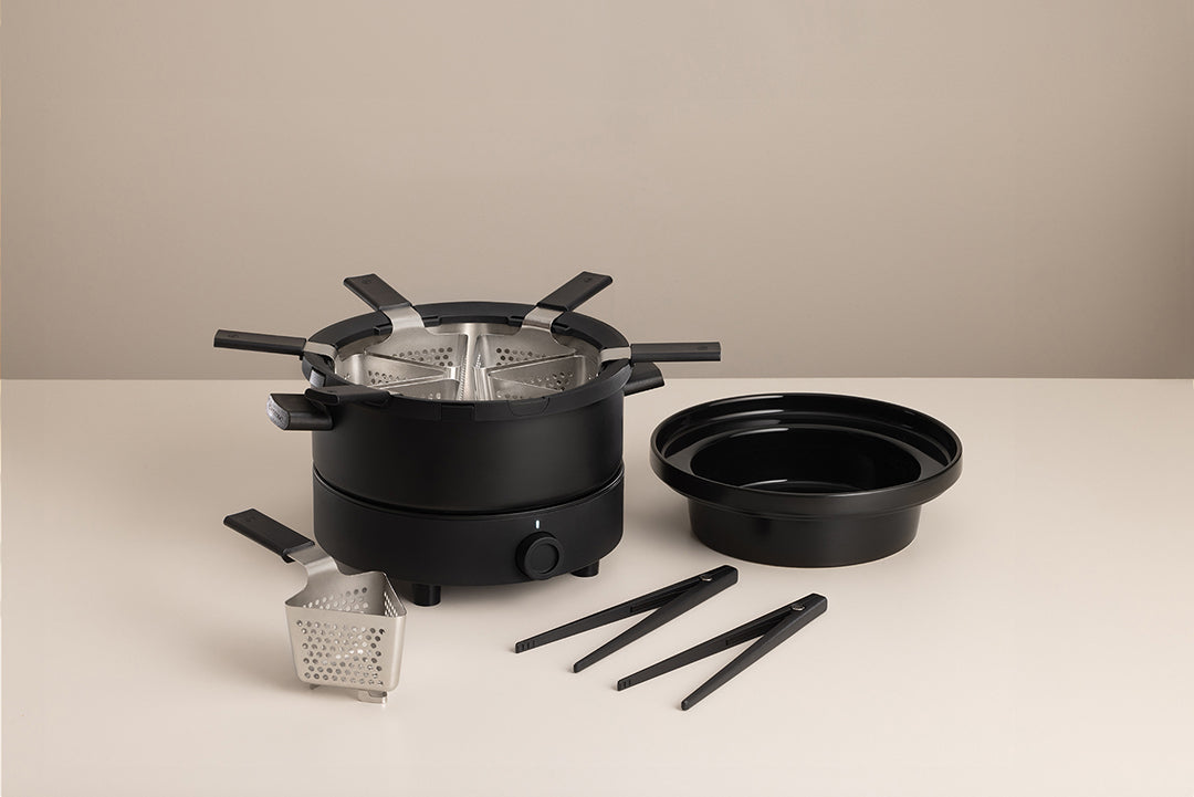 Fondussimo - Evolution 6 Baskets 3-In-1 Fondue Set - FME1003
