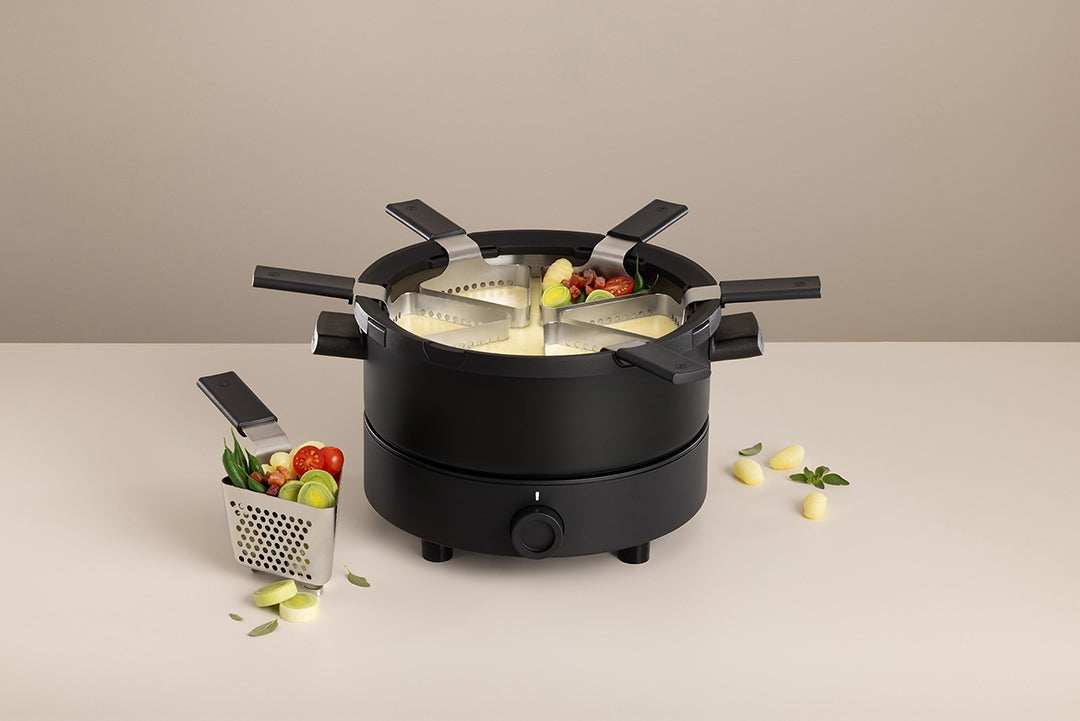 Fondussimo - Evolution 6 Baskets 3-In-1 Fondue Set - FME1003