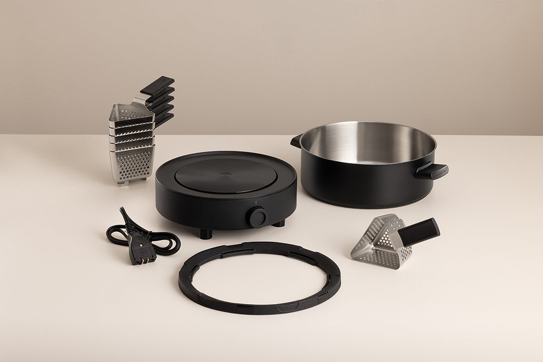Fondussimo - Evolution 6 Baskets 3-In-1 Fondue Set - FME1003