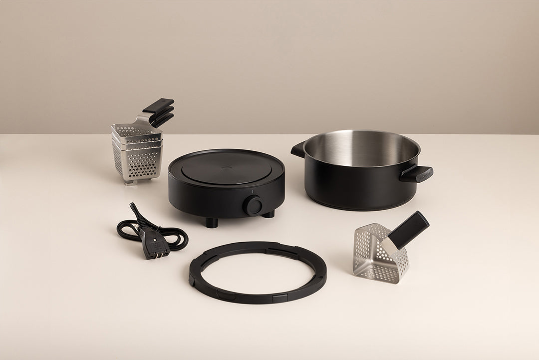 Fondussimo - Evolution Mini 4 Baskets Fondue Set - FME1000