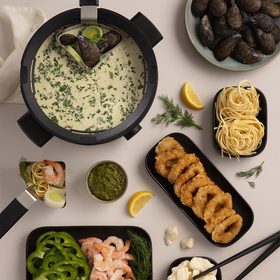 Fondussimo - Evolution Mini 4 Baskets Fondue Set - FME1000