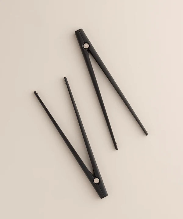 Fondussimo - Plastic Black Tongs, Pack of 2 - FDM4001