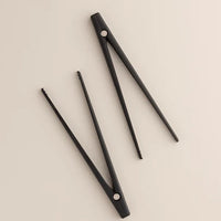 Fondussimo - Plastic Black Tongs, Pack of 2 - FDM4001