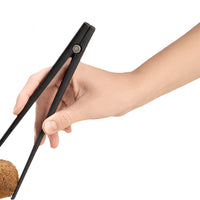 Fondussimo - Plastic Black Tongs, Pack of 2 - FDM4001