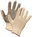 Forcefield - Extra Large String Knit Cotton Work Gloves With PVC Dots on Palm, 1 DZ - 004-01876-10