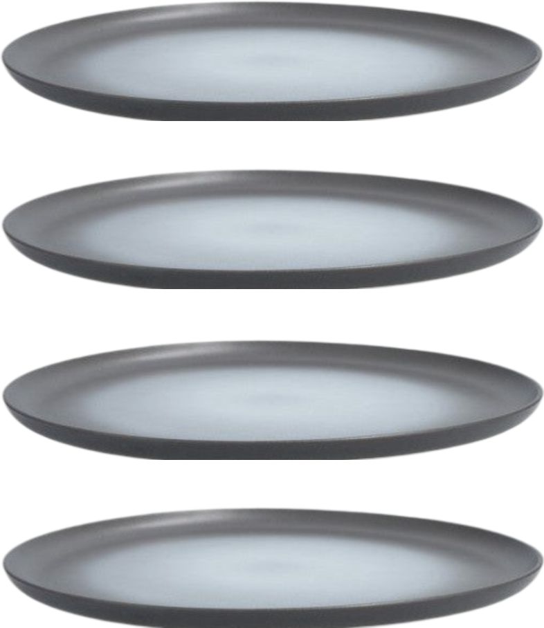 Fortessa - 10" Miles Charcoal Plate, Pack of 4 (Collection No 1) - CT.0213.25