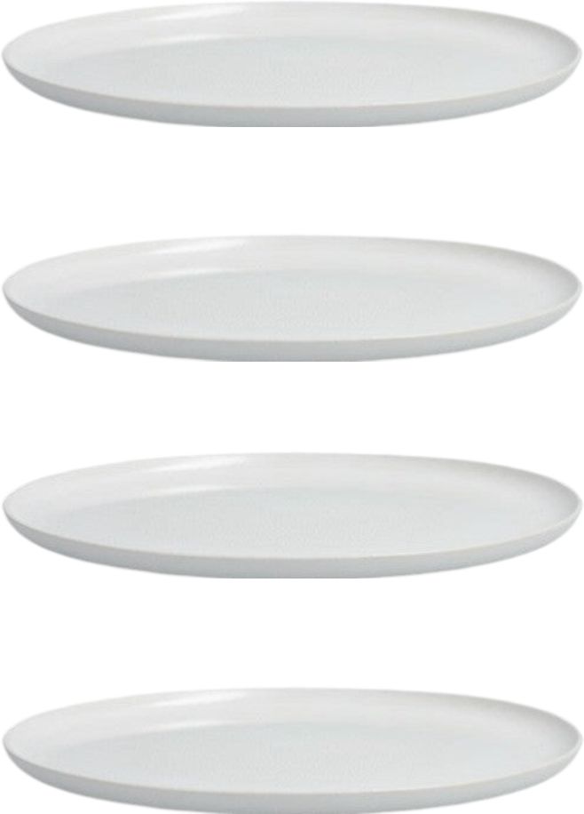 Fortessa - 10" Miles White Plate, Pack of 4 (Collection No 1) - CT.0113.25