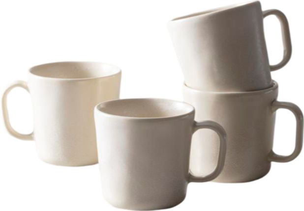Fortessa - 10 Oz Sand Mug, Pack of 4 (Collection No 3) - CT.3.SAND.08