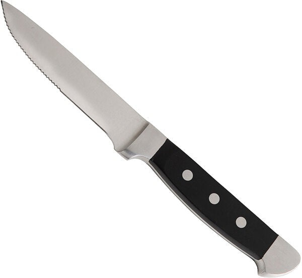 Fortessa - 10" Vaquero Serrated Steak Knife, Pack of 6 - 1.5.STK.00.270