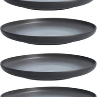 Fortessa - 10.75" Hugo Charcoal Coupe Plate, Pack of 4 (Collection No 1) - CT.0212.10