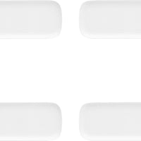 Fortessa - 10"x5" Modern Coupe Rectangle Plate, Pack of 4 - FFD-MC-824