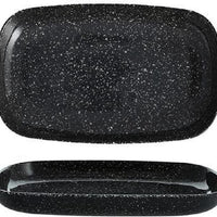 Fortessa - 11" x 7" DVM Camp Charcoal Coupe Platters Pack of 6 - DV.MD.BB6011CS