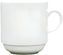 Fortessa - 12 Oz Fortaluxe SuperWhite Ilona Stackable Mug (.32 L), Pack of 48 - 6200.F0000.09.5