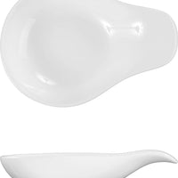 Fortessa - 12 PC 4.5" Fortaluxe SuperWhite Tasting Spoons Tasting Bowl (11 cm) - ALU-00-011