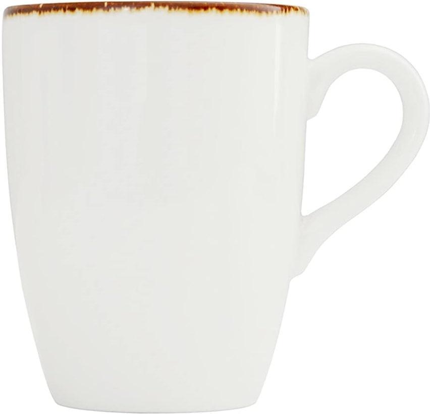 Fortessa - 12.75 oz Salt Tapered Mugs, Pack of 4 - TC7400.DV.4.17