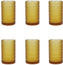 Fortessa - 13 Oz Jupiter Amber Iced Beverage Glass, Pack of 6 - DV.JUPITERAM.03
