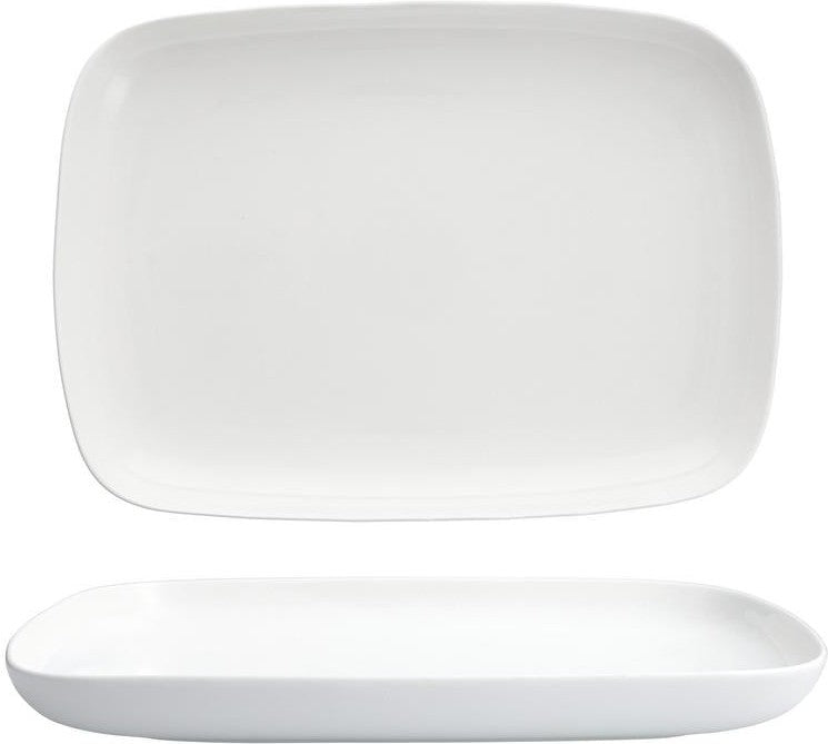 Fortessa - 14 x 10" Modern Coupe Rectangular Serving Platter - FFD-MC-809