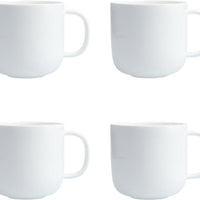 Fortessa - 15 Oz Modern Coupe Mug, Pack of 4 - FFD-MC-801