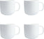 Fortessa - 15 Oz Modern Coupe Mug, Pack of 4 - FFD-MC-801