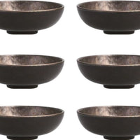 Fortessa - 15.5 Oz Nivo Metallic Soup Bowl, Pack of 6 - D752.315.0000