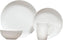 Fortessa - 16 Pc Fortaluxe SuperWhite Caldera Dinnerware Set - 16PPS.6300