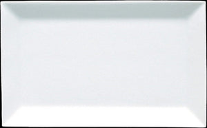 Fortessa - 2 PC 16" x 10" Fortaluxe SuperWhite Plaza Rectangle Tray (40 x 25 cm) - V0818-3041