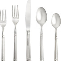 Fortessa - 20 PC Nyssa Stainless Steel Hollow-Handled Flatware Set - 5PPS-138H-20PC