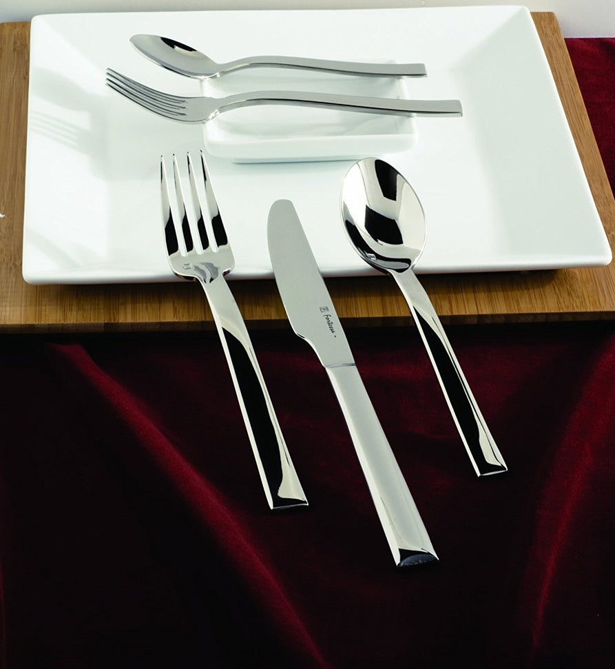 Fortessa - 20 PC Still Stainless Steel Flatware Set - 5PPS-118-20PC