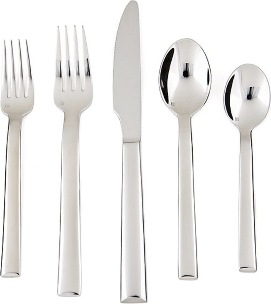 Fortessa - 20 PC Still Stainless Steel Flatware Set - 5PPS-118-20PC