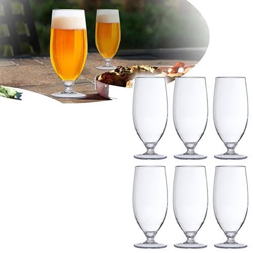 Fortessa - 20 oz OutSide D&V Water/Beer Glasses, Pack of 6 - DV.PS.196