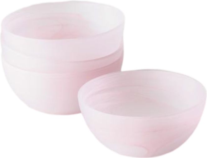 Fortessa - 22 Oz La Jolla Pink Cereal Bowl, Pack of 4 - 2600.PINK.06
