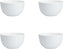 Fortessa - 24 Oz Modern Coupe Cereal Bowl, Pack of 4 - FFD-MC-804