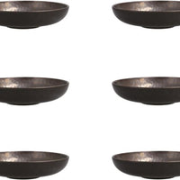 Fortessa - 39 Oz Nivo Metallic Low Salad Bowl, Pack of 6 - D752.122.0000