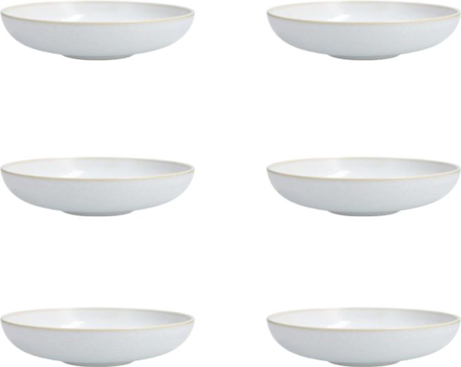 Fortessa - 39 Oz Nivo Moon Low Salad Bowl, Pack of 6 - D751.122.0000